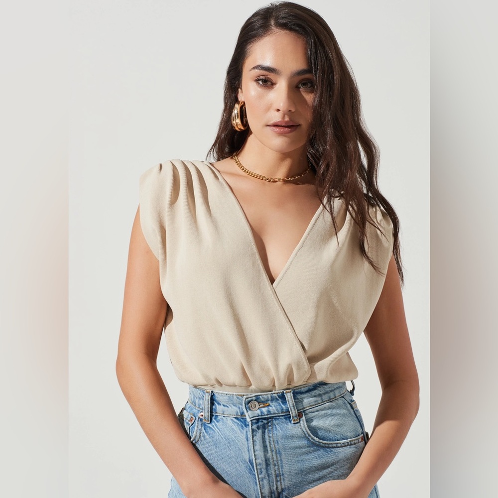 ASTR Aldrin Wrap Front Bodysuit